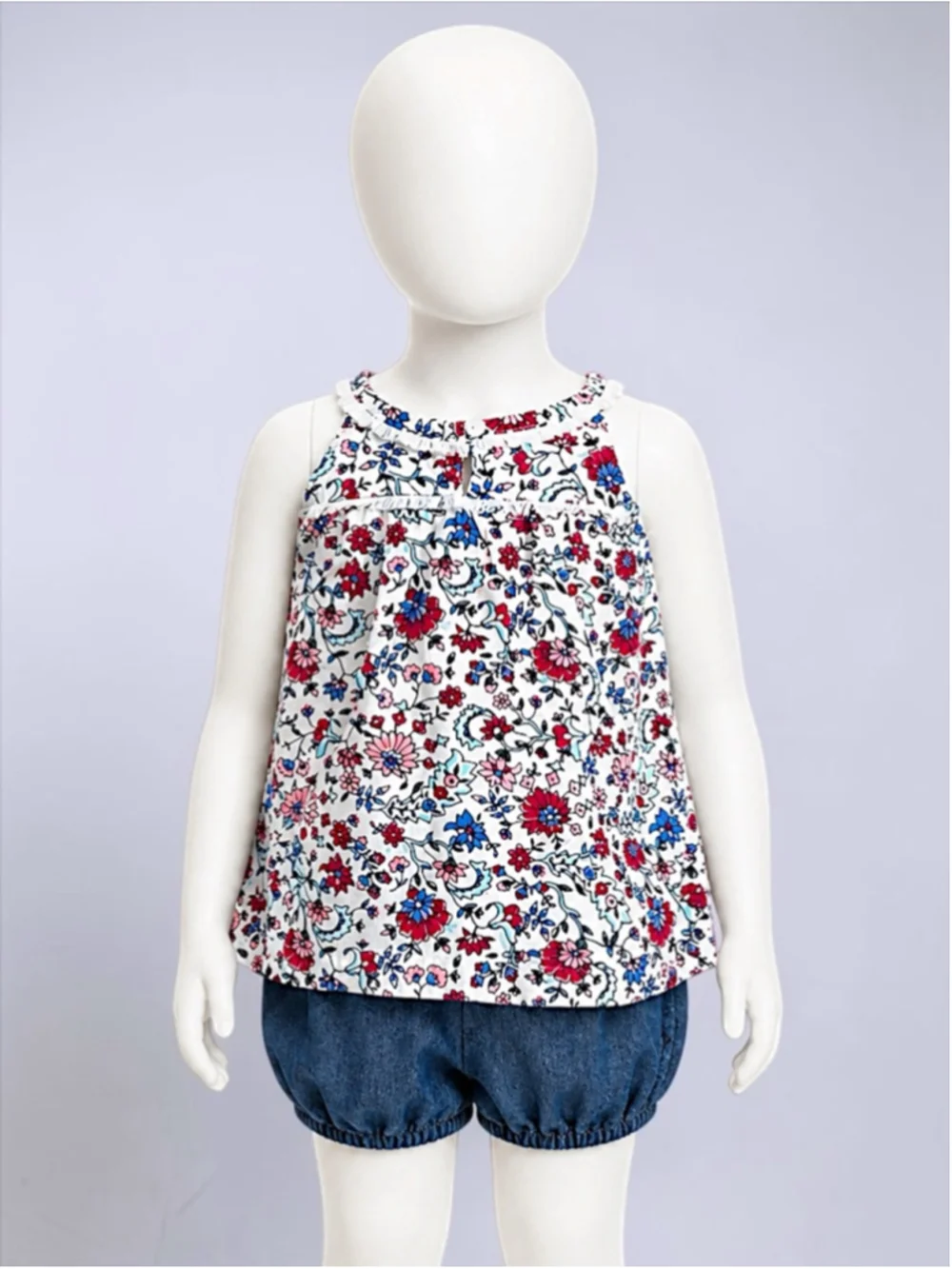Carter’s Floral Tank Fringe Top & Bloomer 2-Piece Set